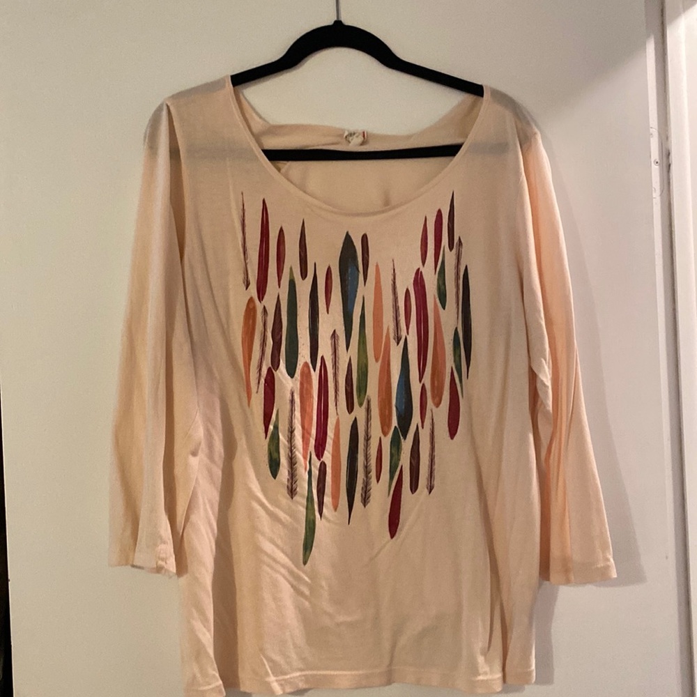 Quarter sleeve cotton shirt